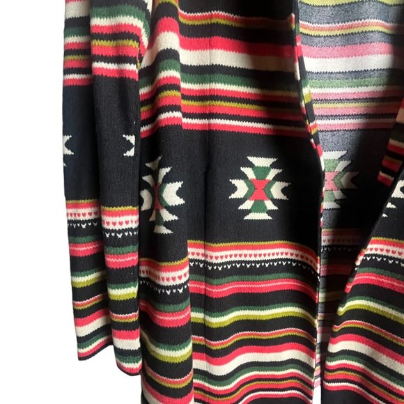 Show Me Your Mumu Mellow Open Cardigan Long Atzec Print Size M USA Southwestern - Picture 2 of 11